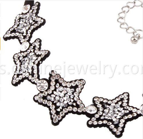 Crystal Star Velvet Choker